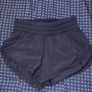 lululemon athletica navy blue running Shorts